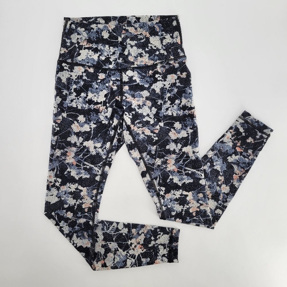 Lululemon Wunder Under Hi-Rise Tight 28 Inch Spring Bloom Multi Leggings 6 - Picture 5 of 13